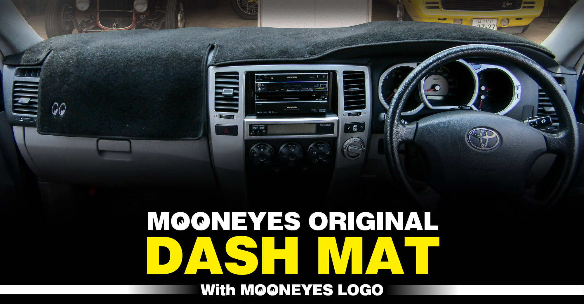 MOONEYES ORIGINAL DASH MATS - ムーンアイズ オリジナル